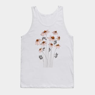 Daisies Illustration Tank Top